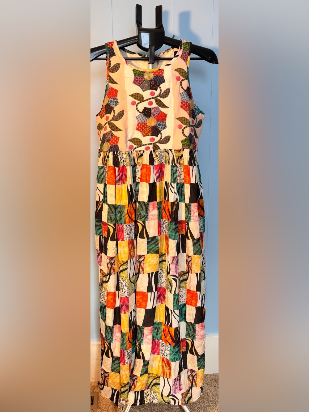 Anthropologie Multicolor Patchwork Maxi Dress - Picture 2 of 6